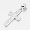 Strieborný krížik so zirkónmi HST-13236