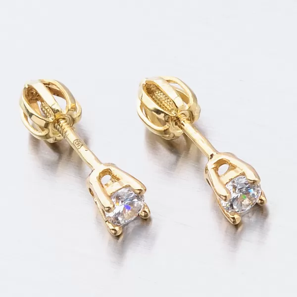 Dámske náušnice žlté zlato 585 52DZ-61062Z-ZIR