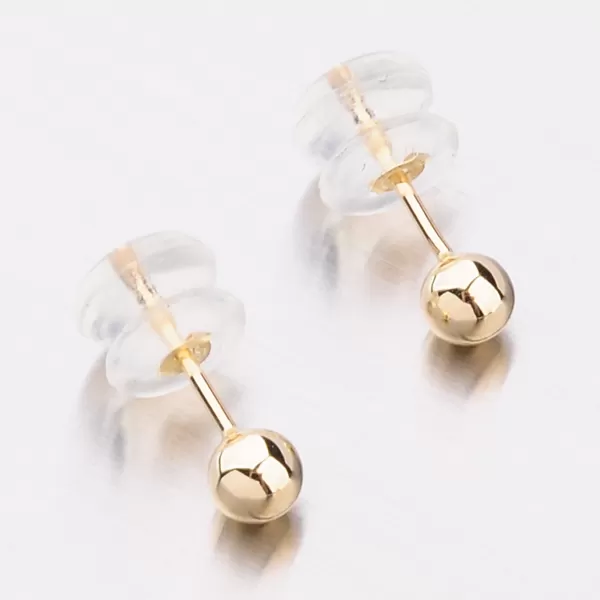 Zlaté náušnice kôstky 52GZ-5014Z