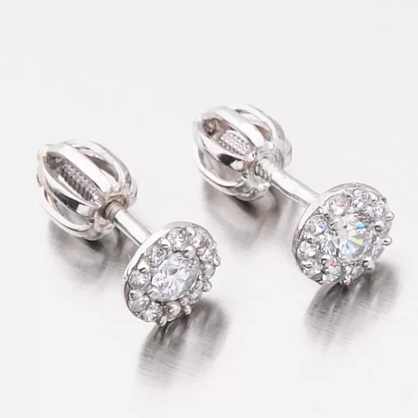 Zlaté napichovacie náušnice 52GZ-60167B-SR