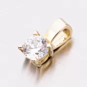 Zlatý prívesok so zirkónom 53DZ-8010Z-ZIR