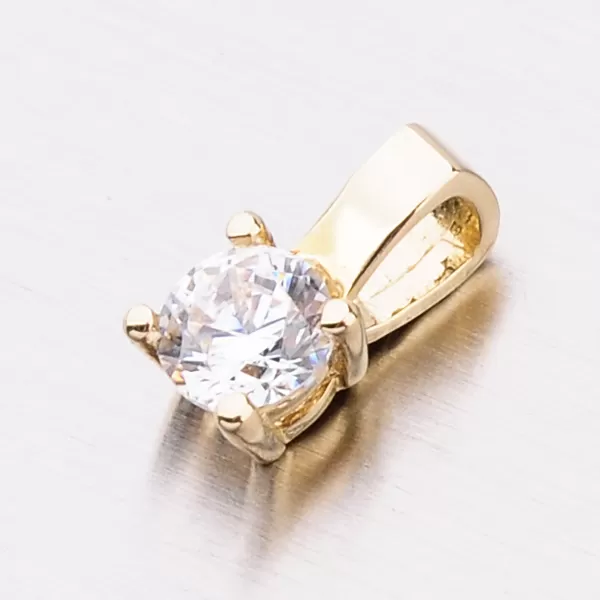 Zlatý prívesok so zirkónom 53DZ-8010Z-ZIR