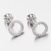 Dámske kruhové náušnice 52GZ-60240B-SR
