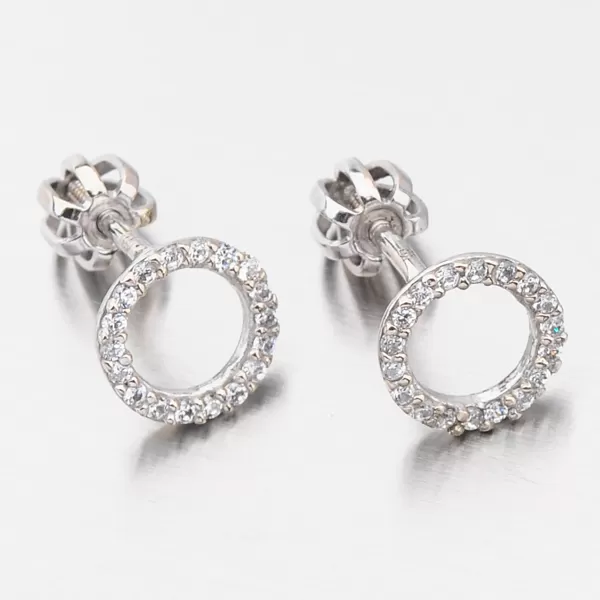 Dámske kruhové náušnice 52GZ-60240B-SR
