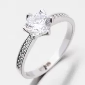 Zlatý prsteň so zirkónmi 51DZ-6149B-ZIR