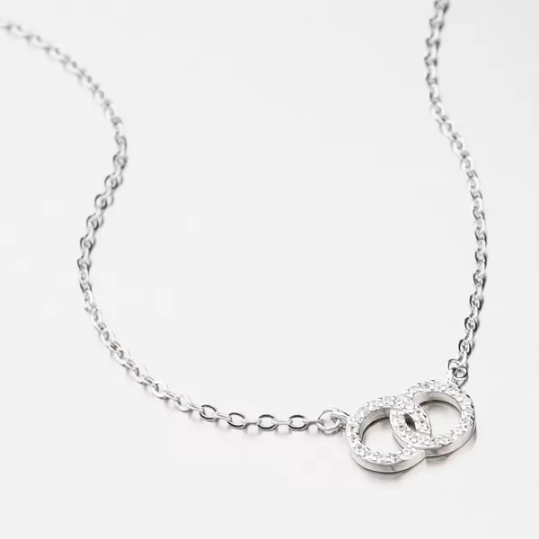 Strieborný náhrdelník SST-15982