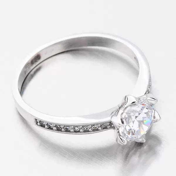 Zlatý prsteň so zirkónmi 51DZ-6149B-ZIR