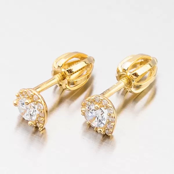 Drobné kôstky v žltom zlate 52GZ-60231Z-SR