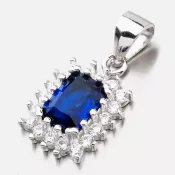 Strieborný prívesok so zirkónmi TSETST-13199