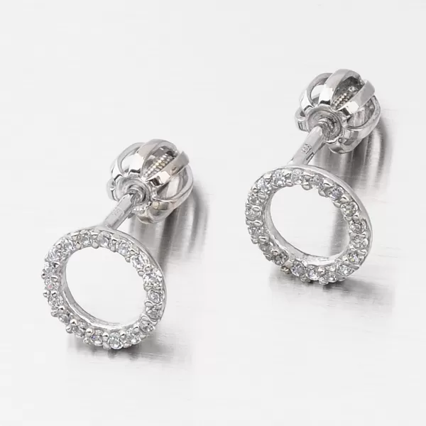 Dámske kruhové náušnice 52GZ-60240B-SR