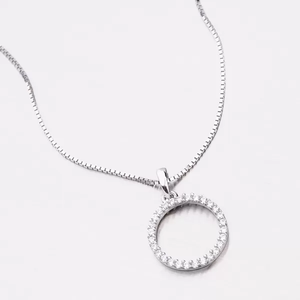 Zlatý prívesok so zirkónmi DZ-1979B-ZIR