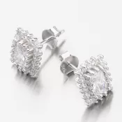 Náušnice so zirkónmi TSETST-12197