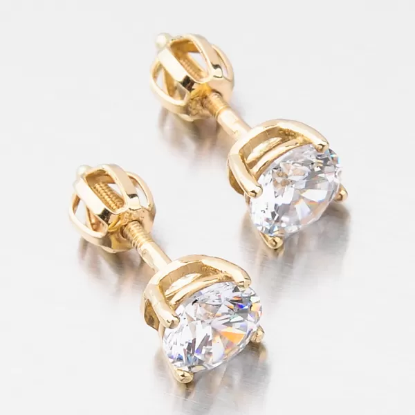 Kôstky s jedným zirkónom 663P-120621