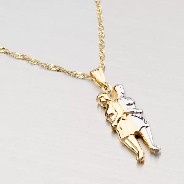 Zlatý prívesok - Blíženci 1-4010-05