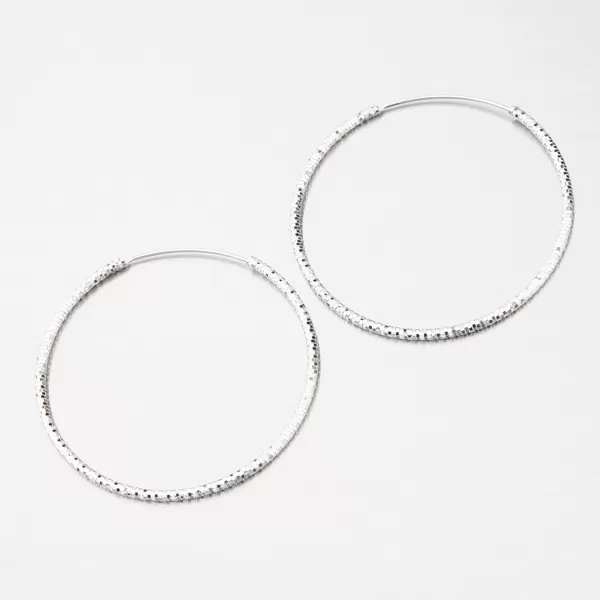 Strieborné kruhy UCST-12787/45/N