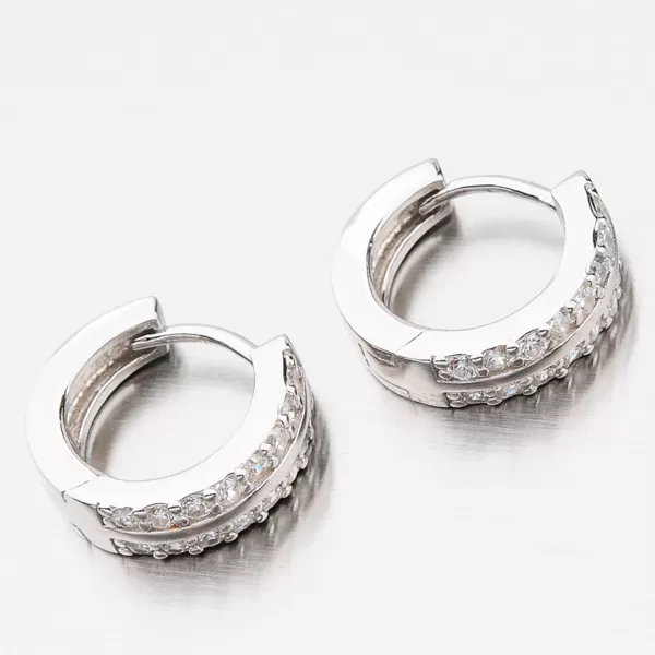 Strieborné kruhy UCST-121151