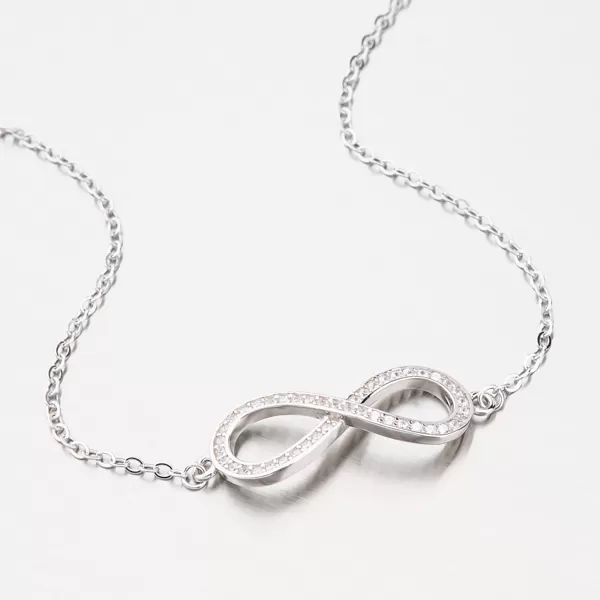 Dámsky náramok striebro 925 zirkónov BST-14412K