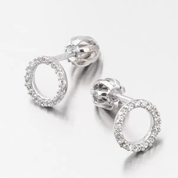 Dámske kruhové náušnice 52GZ-60240B-SR