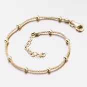 Pozlátený náramok s guličkami B2000940-0850-SLX