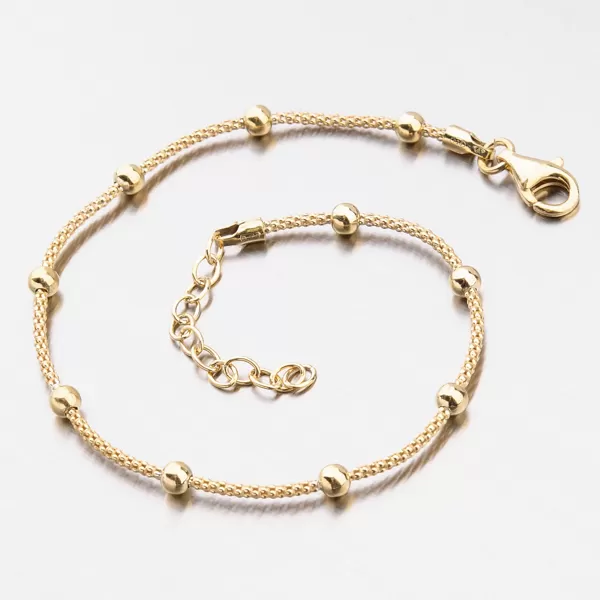 Pozlátený náramok s guličkami B2000940-0850-SLX