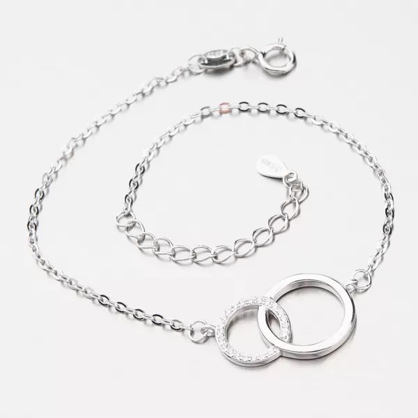 Dámsky náramok striebro 925 zirkónov BST-14410