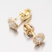 Dámske náušnice žlté zlato 585 52GZ-60167Z-SR