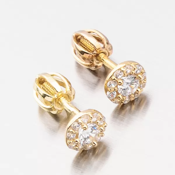 Dámske náušnice žlté zlato 585 52GZ-60167Z-SR