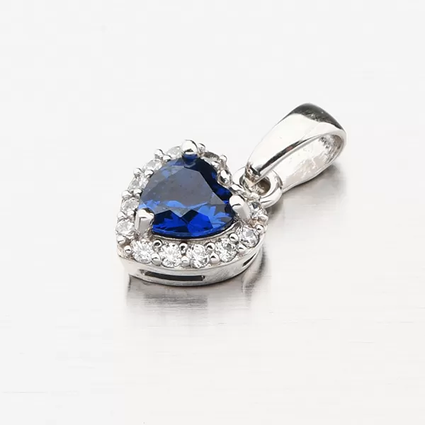 Zlaté srdce so zirkónmi 53GZ-8016BMB