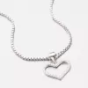 Strieborný prívesok srdca HST-13232