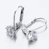 Dámske náušnice biele zlato 585 zirkón 52GZ-8001B-KL