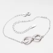 Dámsky náramok striebro 925 zirkónov BST-14412K