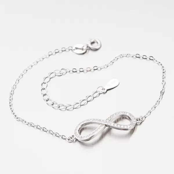 Dámsky náramok striebro 925 zirkónov BST-14412K