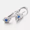 Detské náušnice s modrým kameňom 52DN-1736BTM