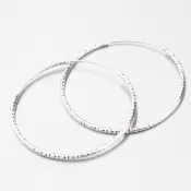 Strieborné kruhy UCST-12787/45/N
