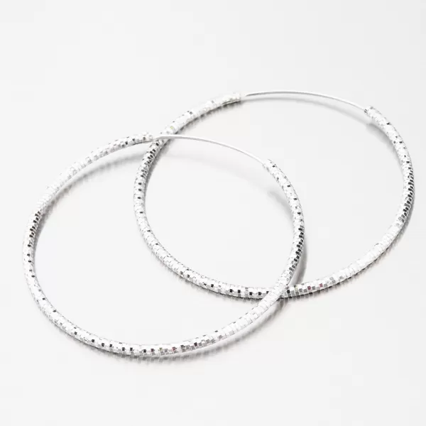 Strieborné kruhy UCST-12787/45/N