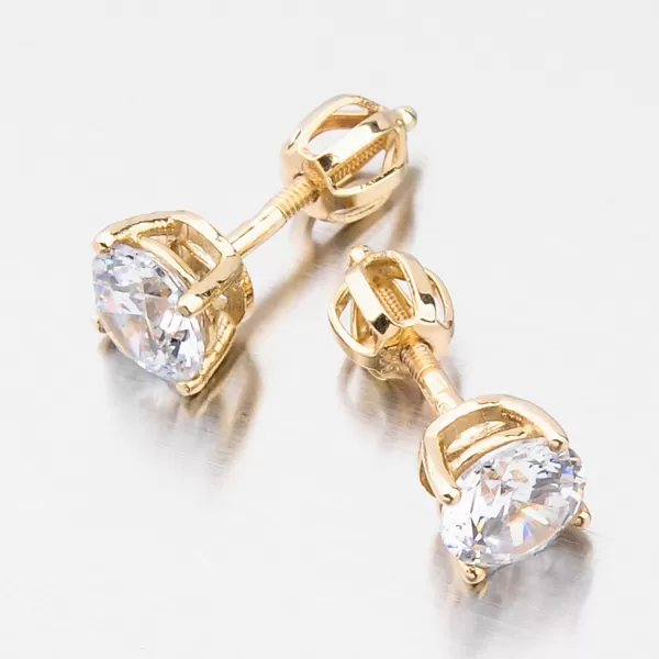 Kôstky s jedným zirkónom 663P-120621