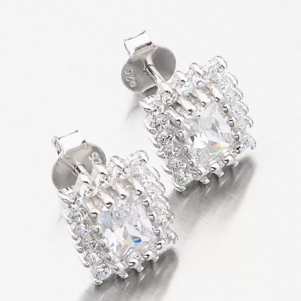 Náušnice so zirkónmi TSETST-12197