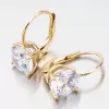 Dámske náušnice žlté zlato 585 zirkón v žltom 663P-120613