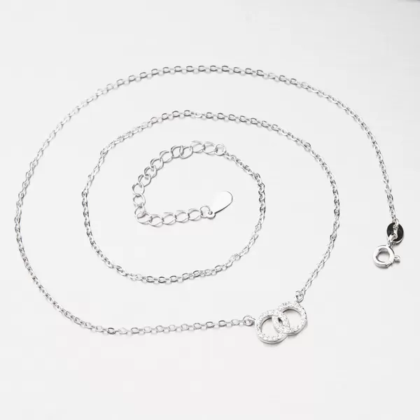 Strieborný náhrdelník SST-15982