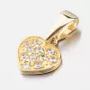 Zlaté srdce so zirkónmi 682P-130597