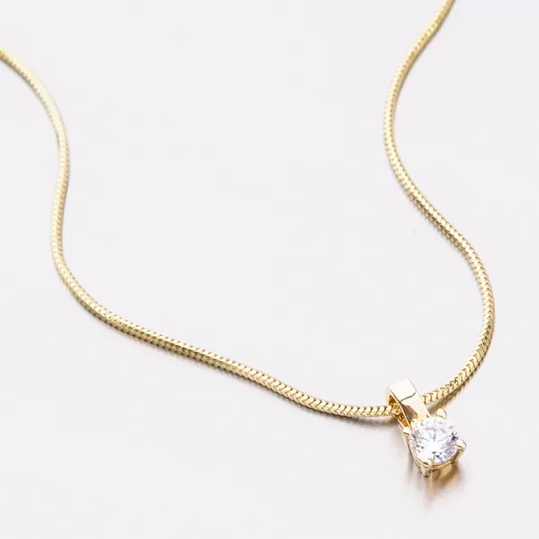 Zlatý prívesok so zirkónom 53DZ-8010Z-ZIR