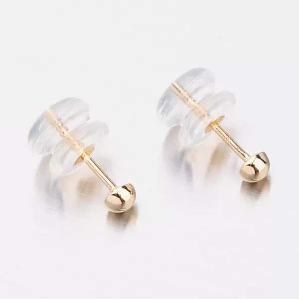 Zlaté náušnice kôstky 52GZ-5003Z