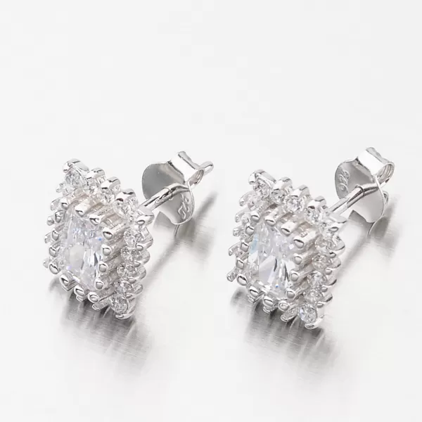 Náušnice so zirkónmi TSETST-12197