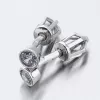 Dámske náušnice biele zlato 585 zirkón 52DZ-8017B-ZIR
