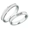 Snubné prstene z bieleho zlata SP-61079B