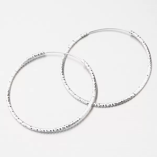 Strieborné kruhy UCST-12787/45/N