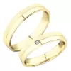 Snubné prstene zo žltého zlata SP-288