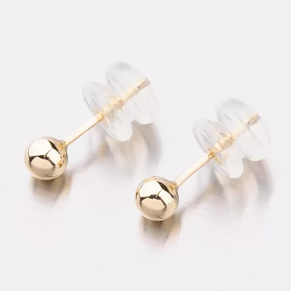 Zlaté náušnice kôstky 52GZ-5014Z