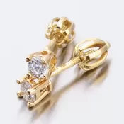 Dámske náušnice žlté zlato 585 52DZ-61062Z-ZIR