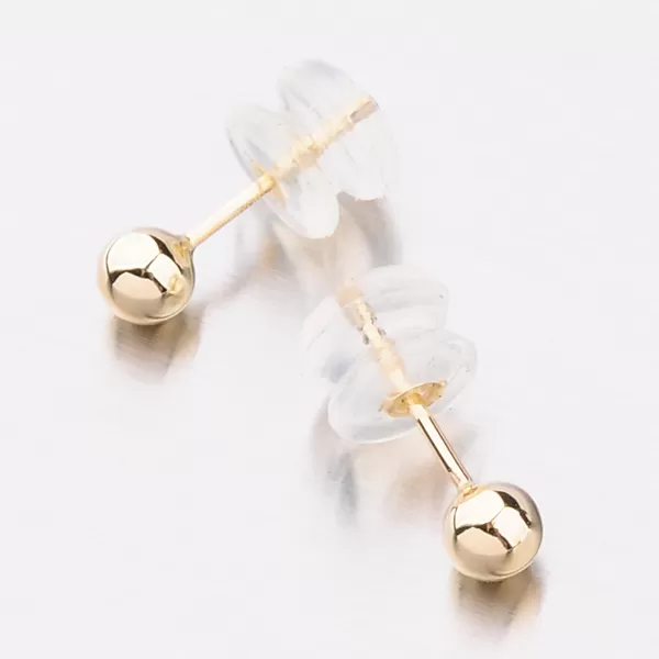 Zlaté náušnice kôstky 52GZ-5014Z